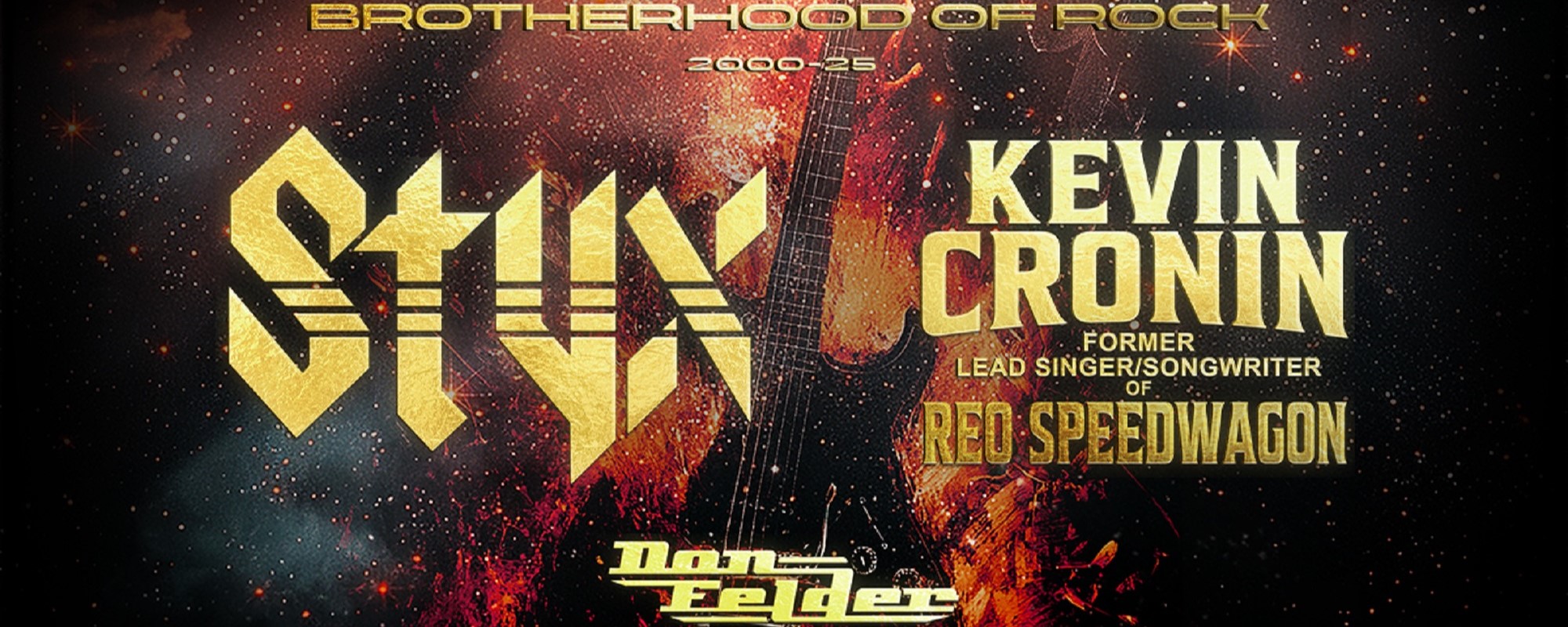 Styx Teaming Up with Ex-REO Speedwagon Frontman & Former Eagles Guitarist for the “Brotherhood of Rock” Tour