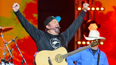 LOS ANGELES, CA - NOVEMBER 25: Garth Brooks performs on "Jimmy Kimmel Live" on November 25, 2024 in Los Angeles, California. (Photo by PG/Bauer-Griffin/GC Images)