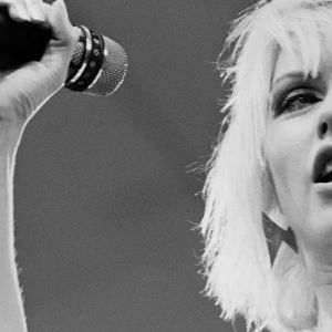 Blondie's Debbie Harry performing