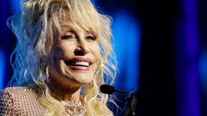 Dolly Parton smiling