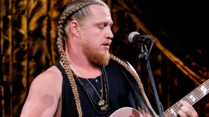 Huntley delivered a great national anthem performance