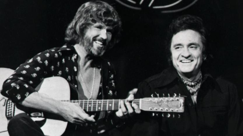 Johnny Cash and Kris Kristofferson
