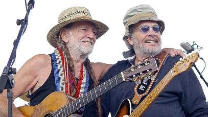 Willie Nelson and Merle Haggard