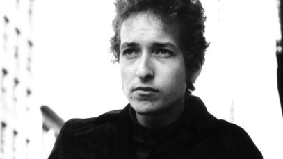 Bob Dylan posing in 1964
