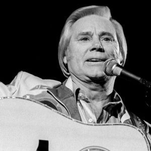 George Jones performing
