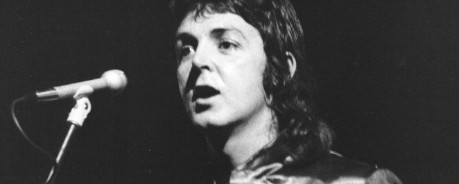 Paul McCartney performing