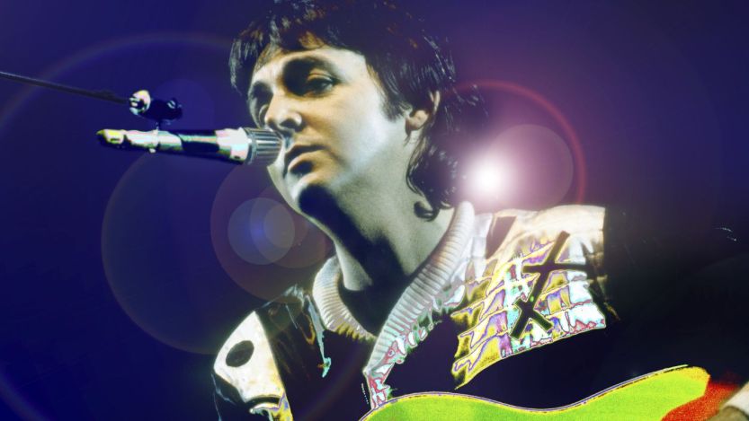 Paul McCartney performing