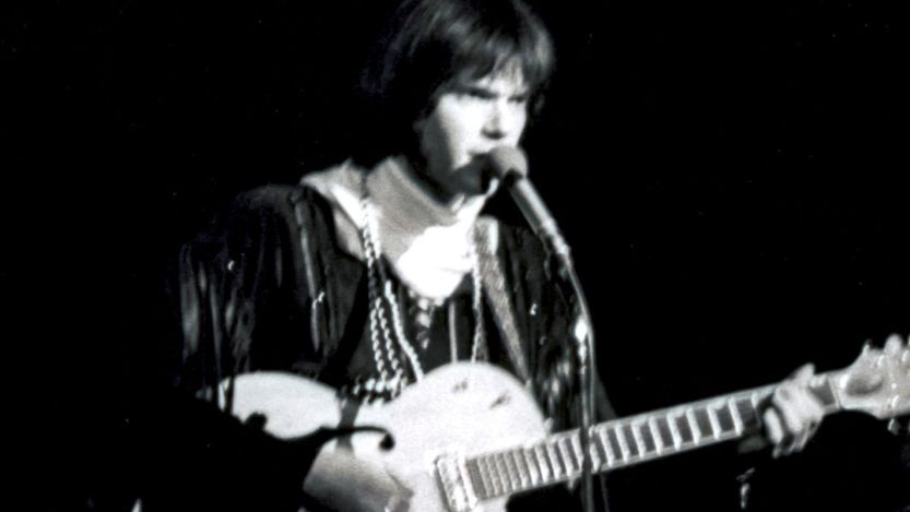 Neil Young performing with Buffalo Springfield