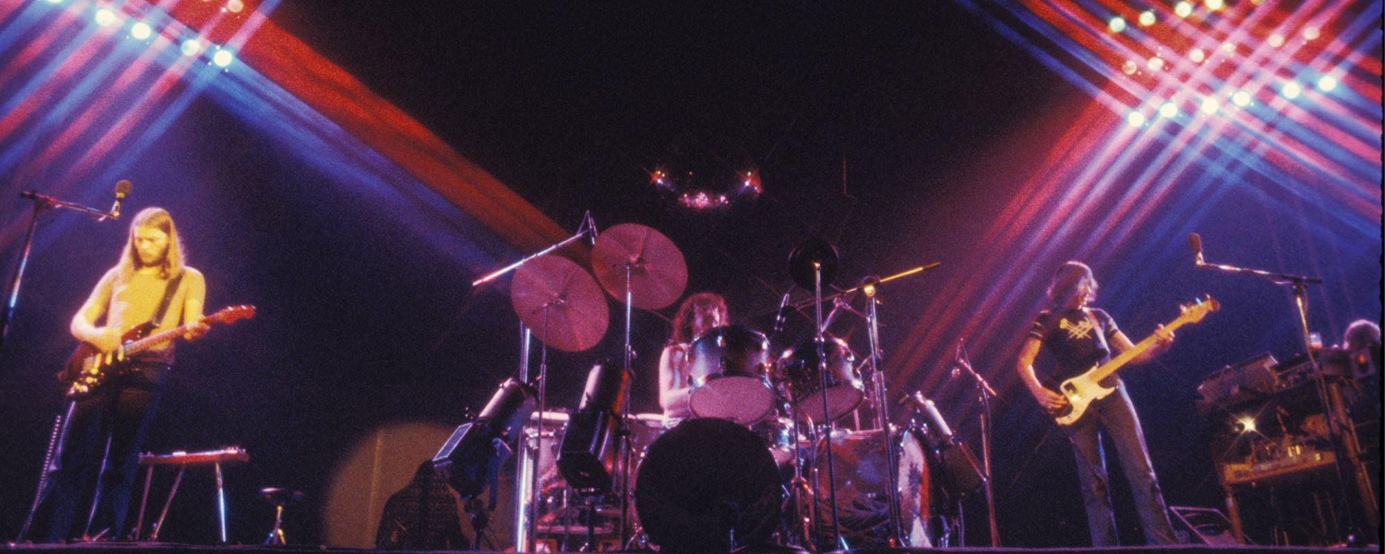 Pink Floyd performing live