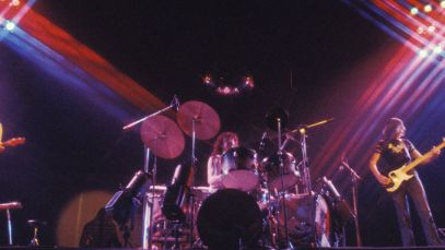 Pink Floyd performing live