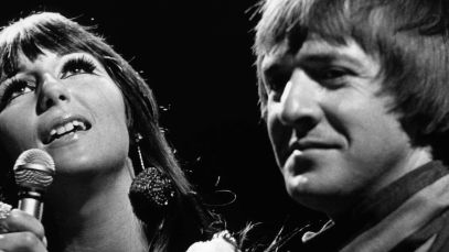 Sonny and Cher performing