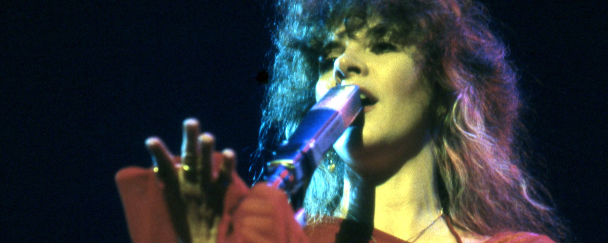 Stevie Nicks of Fleetwood Mac performing