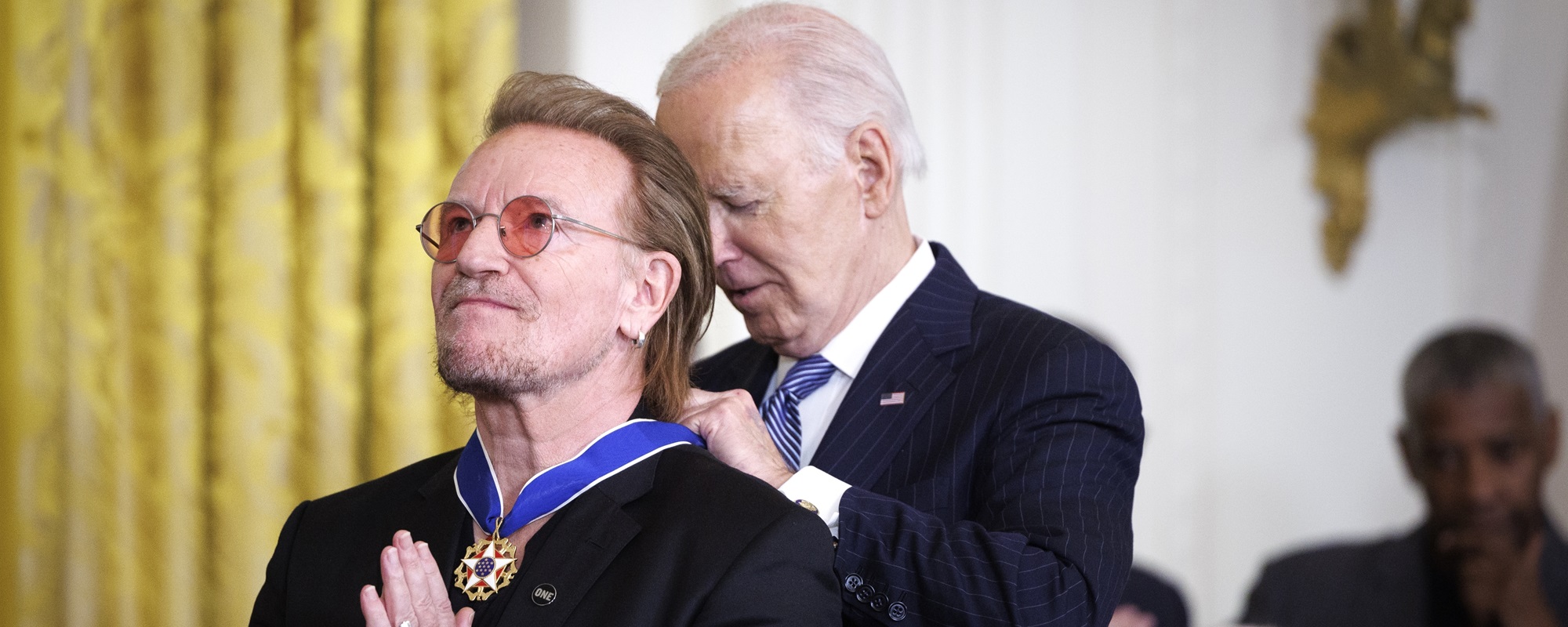 U2’s Bono, Among Other Celebrities, Receive the Presidential Medal of Freedom