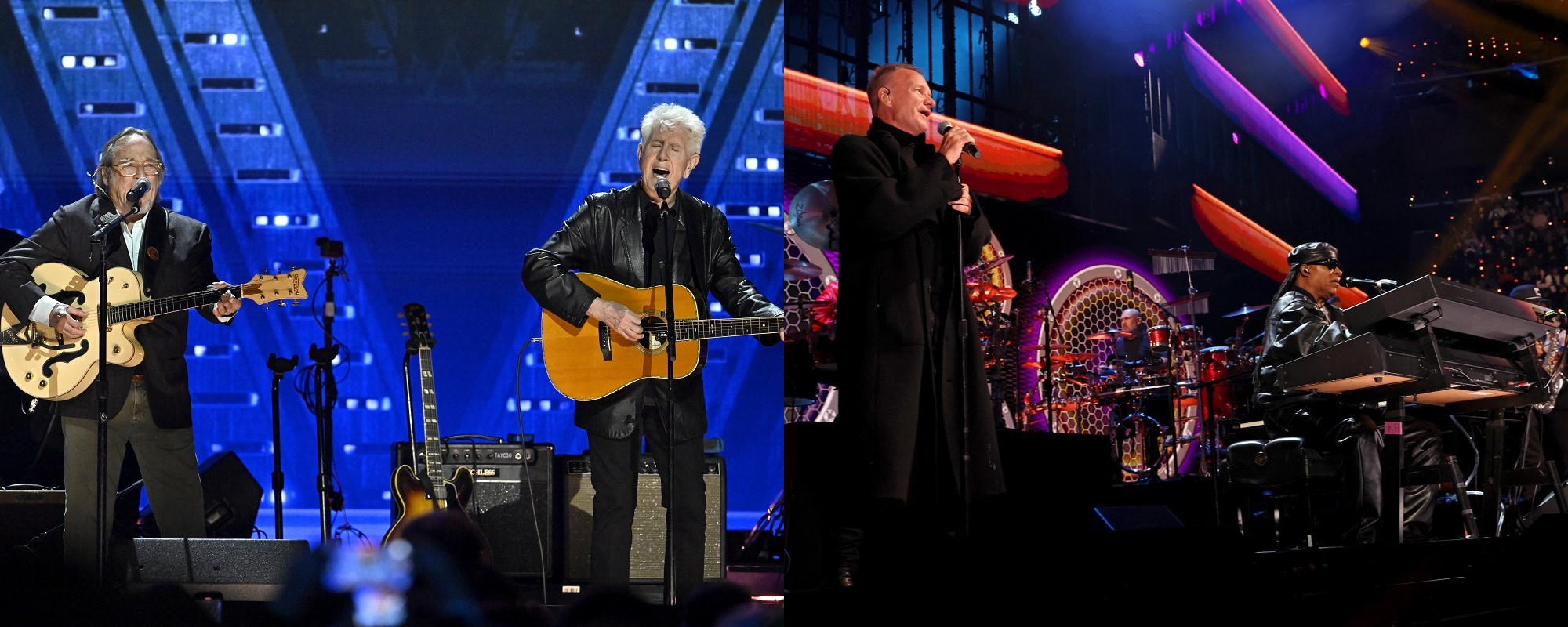 4 Unforgettable Collaborations at the FireAid Concert, Including a Stills-Nash Reunion and a Stevie Wonder-Sting Duet