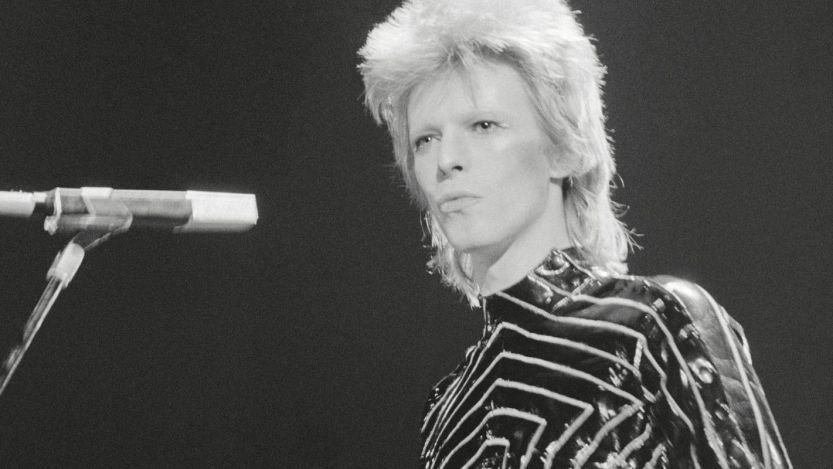 David Bowie performing