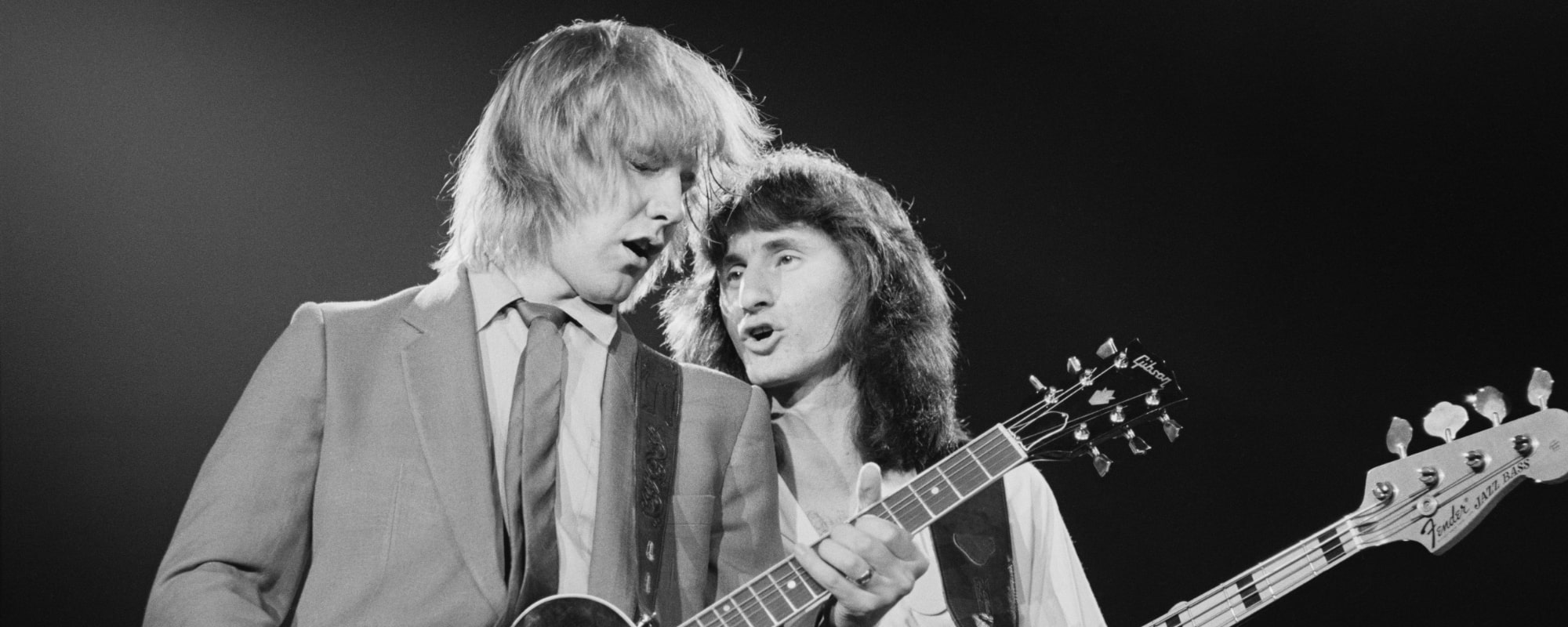 Geddy Lee and Alex Lifeson of Rush
