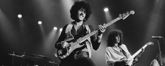 Thin Lizzy's Phil Lynott seemingly predicted his death in the song heart attack.