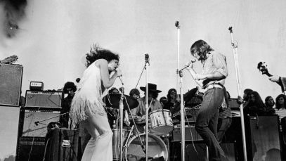 Jefferson Airplane performing at Woodstock
