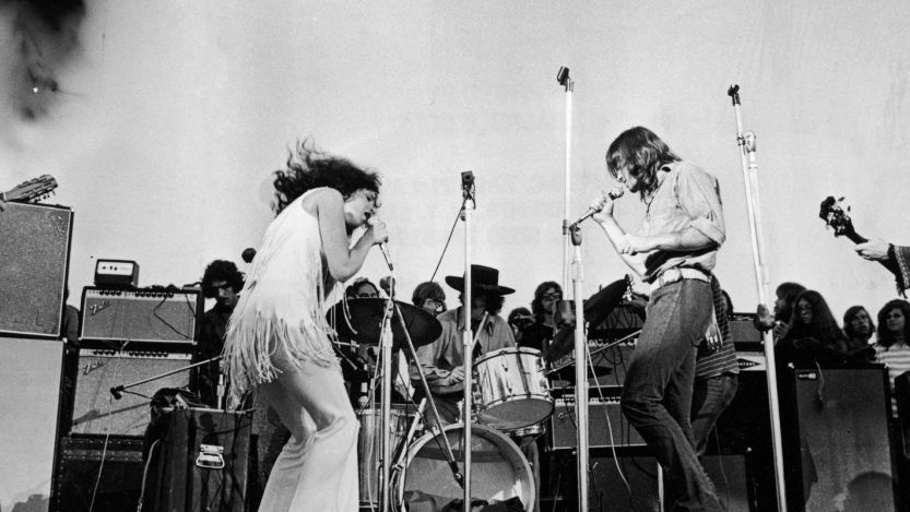 Jefferson Airplane performing at Woodstock