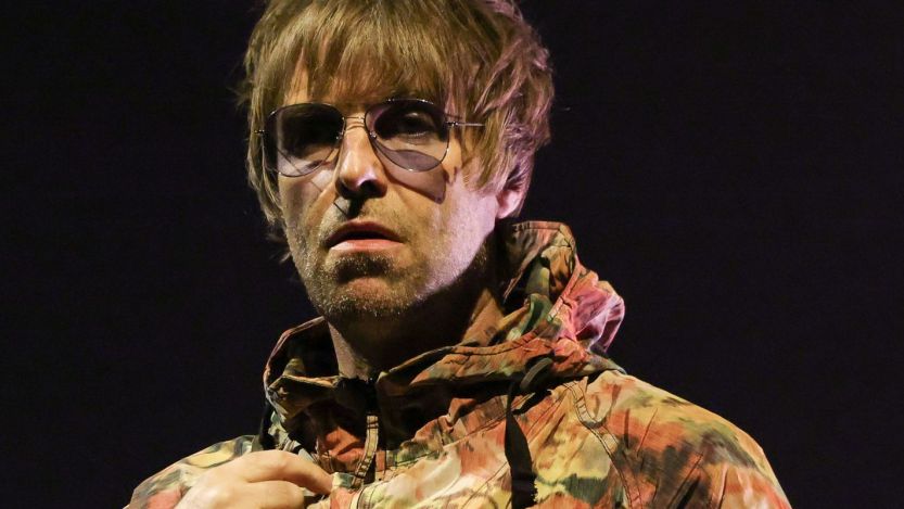 Liam Gallagher performing