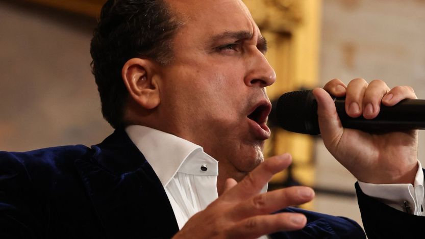 Christopher Macchio performing at 2025 presidential inauguration