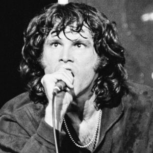 Jim Morrison performing