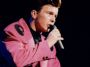 Rick Astley performing