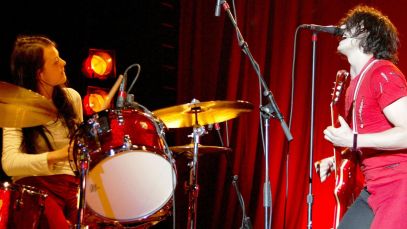 The White Stripes performing during "Seven Nation Army" era, around 2003
