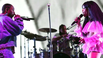 Kendrick Lamar and SZA