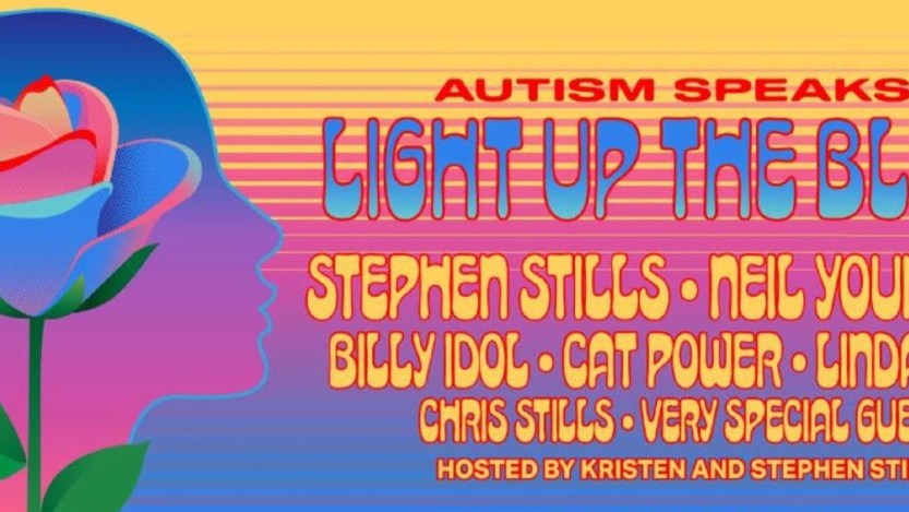 Stephen Stills’ 2025 Light Up the Blues Autism Charity Benefit Show to Feature Neil Young, Billy Idol, Cat Power, & More Stars