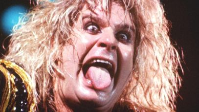 Ozzy Osbourne making crazy face