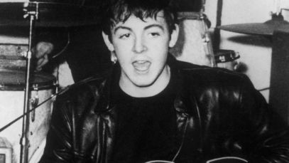 Paul McCartney performing