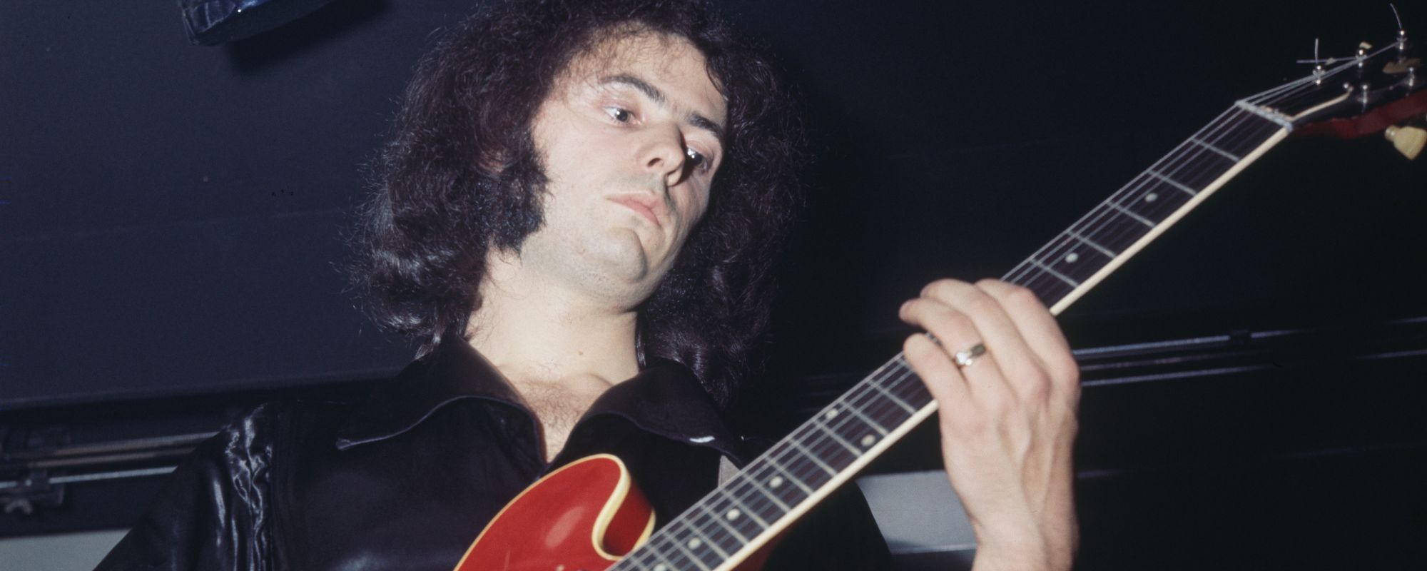 Deep Purple's Ritchie Blackmore performing