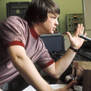 Brian Wilson in the studio