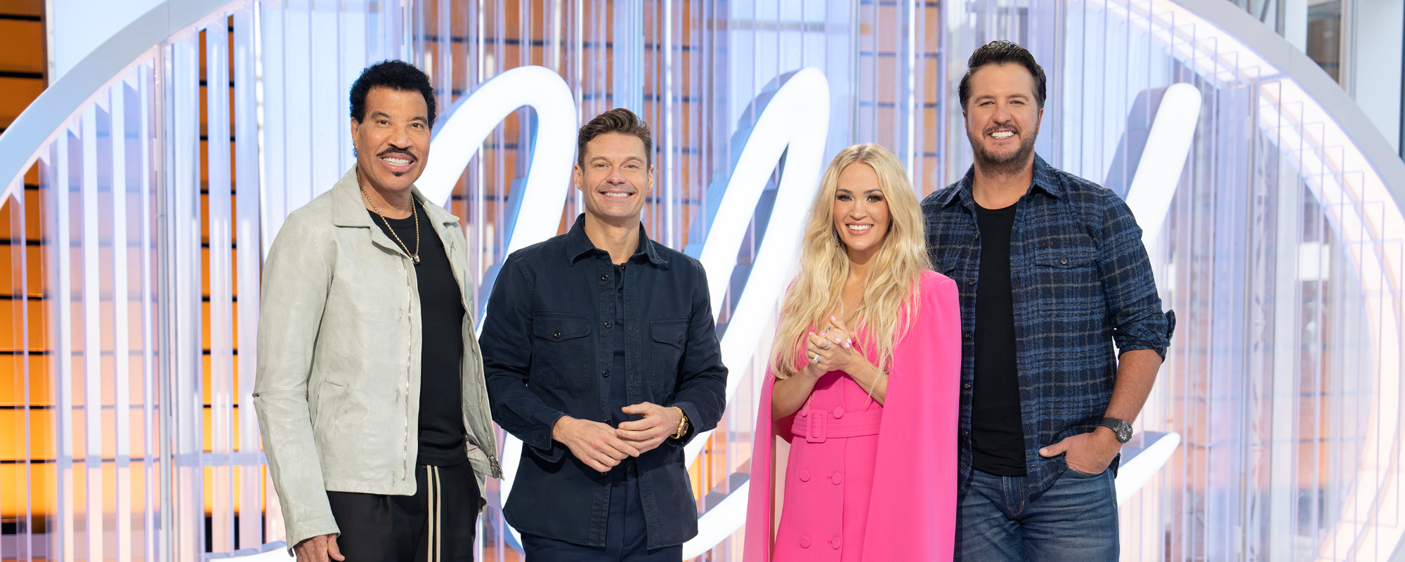 Lionel Richie, Ryan Seacrest, Carrie Underwood, Luke Bryan