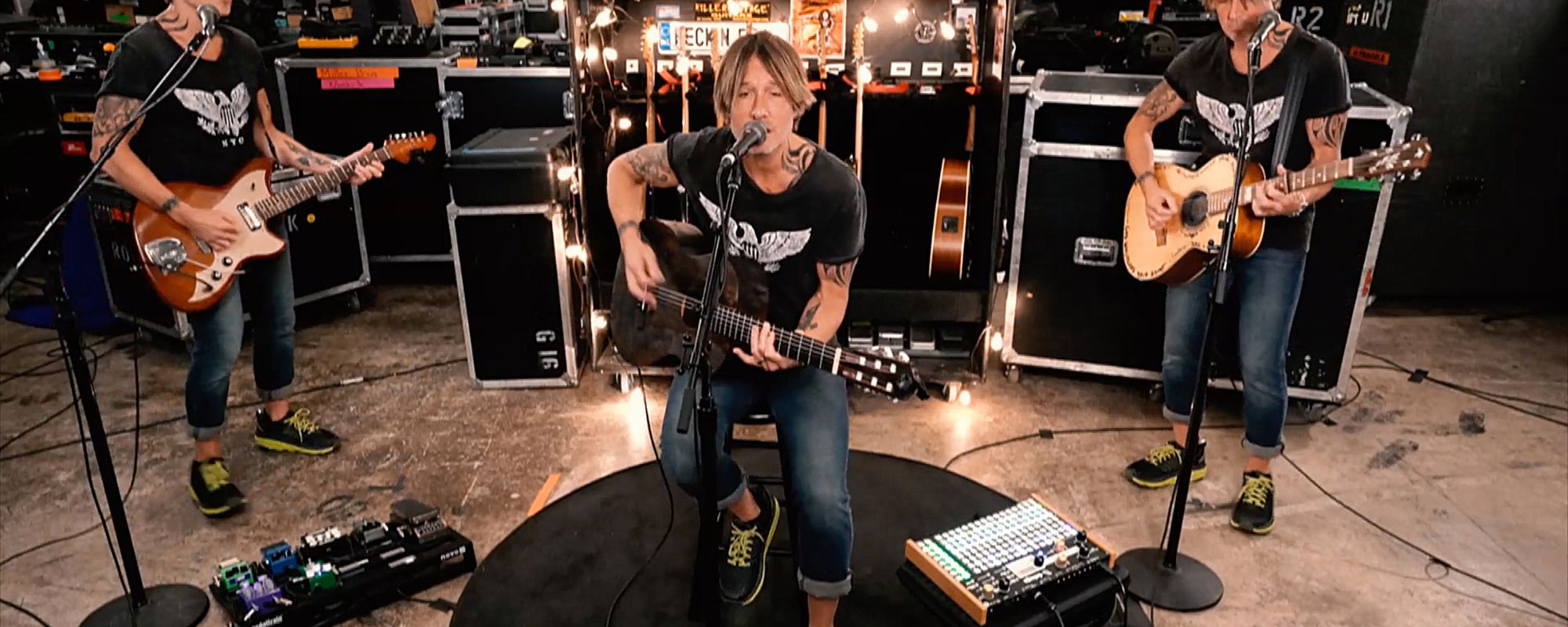Keith Urban Makes Family's Night, Invites Kids Onstage At Vegas Show