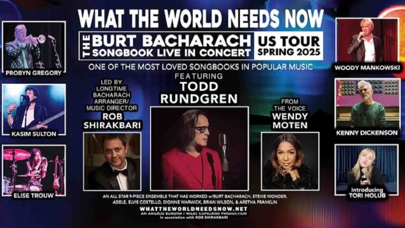 Todd Rundgren Couldn’t “Pass Up the Opportunity” to Take Part in the “What the World Needs Now” Burt Bacharach Tribute Tour