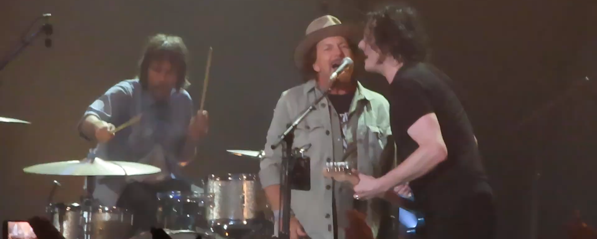 Watch Eddie Vedder Join Jack White for Incredible Tokyo Performance of “Rockin’ in the Free World”