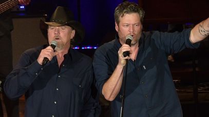 Blake Shelton + Trace Adkins and Clint Black - medley of nostalgic ‘90s country hits / 'Opry 100'