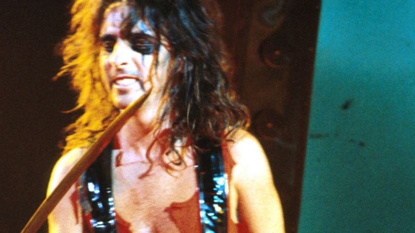 Alice Cooper performing
