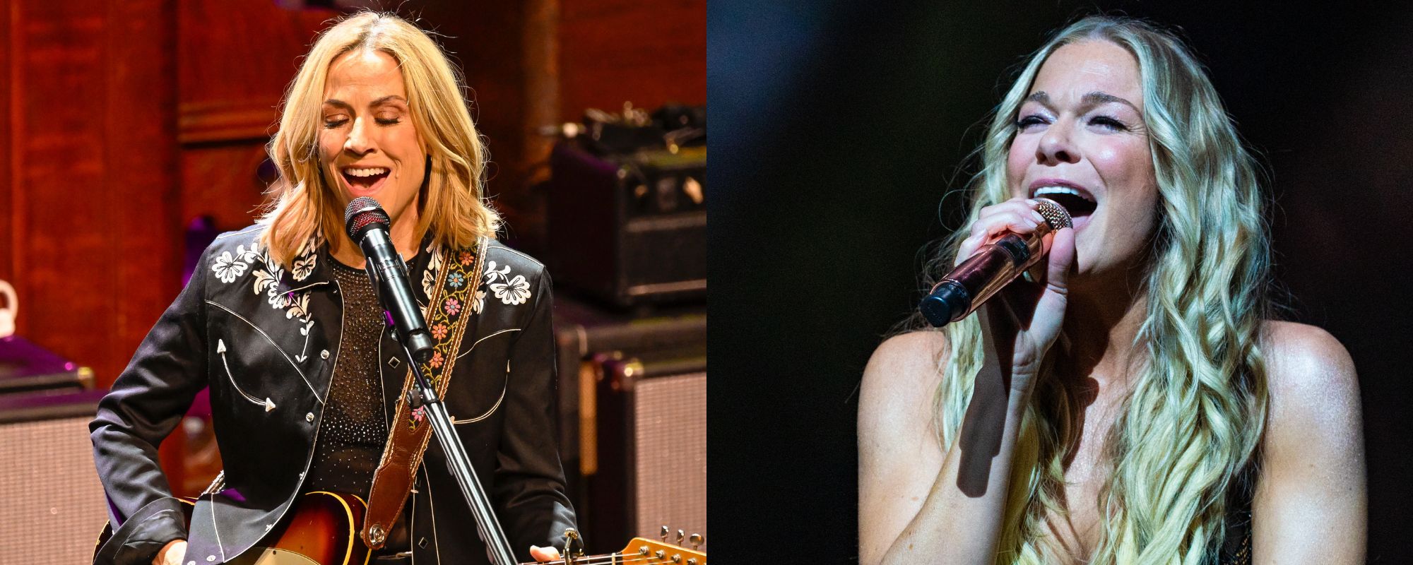 Composite image of Sheryl Crow and LeAnn Rimes; The Voice