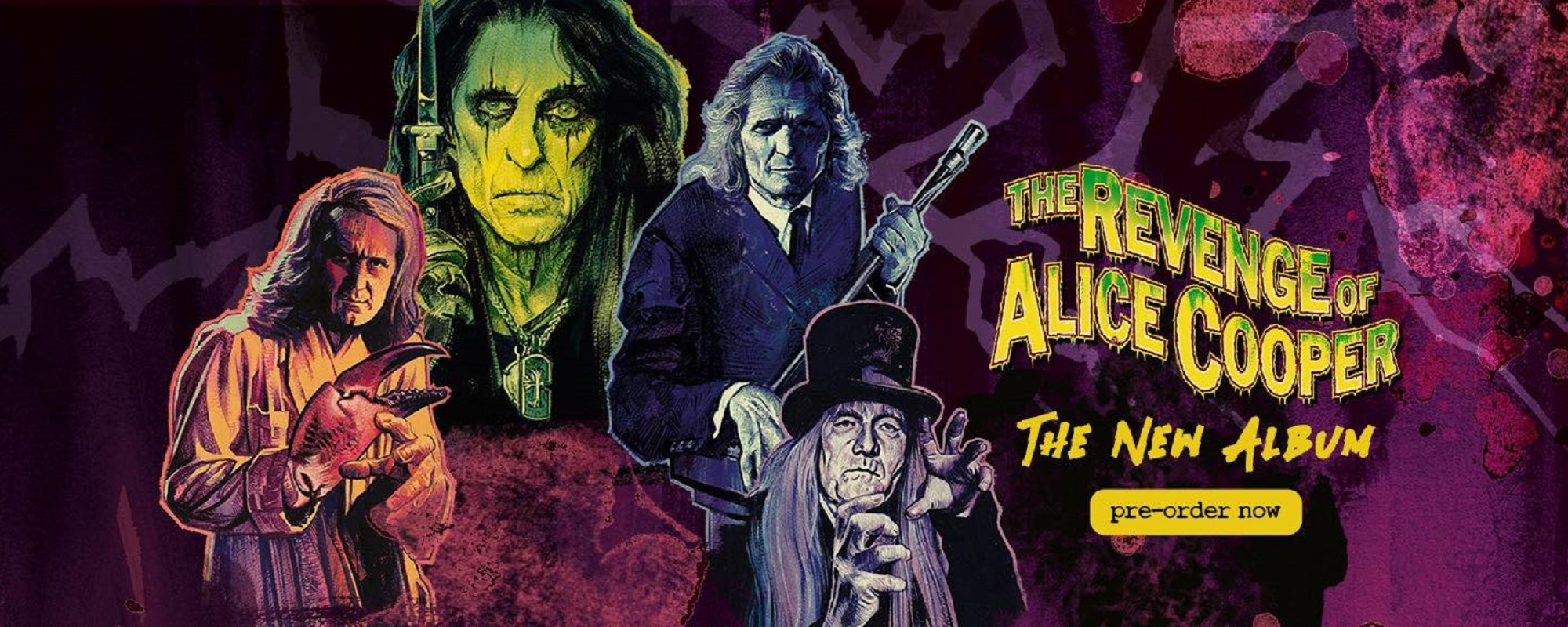 Check Out the Alice Cooper Group’s Sinister and Slithery New Song, “Black Mamba,” Featuring The Doors’ Robby Krieger