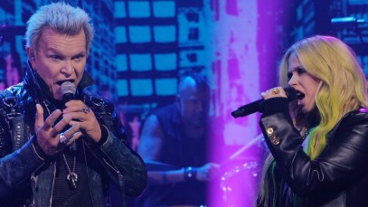 Watch Billy Idol and Avril Lavigne Team Up on ‘Kimmel’ for a Perfect Pop-Punk Performance of Their New Duet “77”