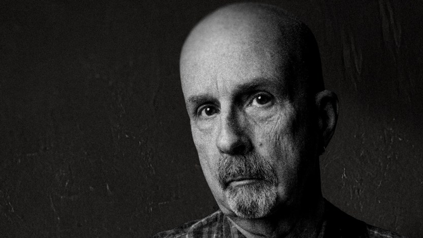 Peter Holsapple with guitar by Bill Reaves