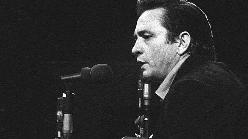 Johnny Cash performing