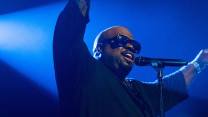 Cee Lo Green of Gnarls Barkley performing