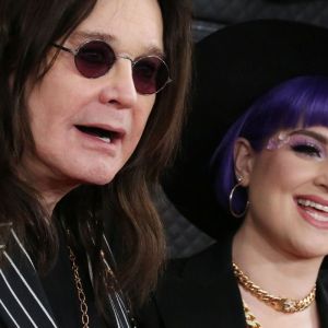 The Osbournes father and daughter, Ozzy and Kelly