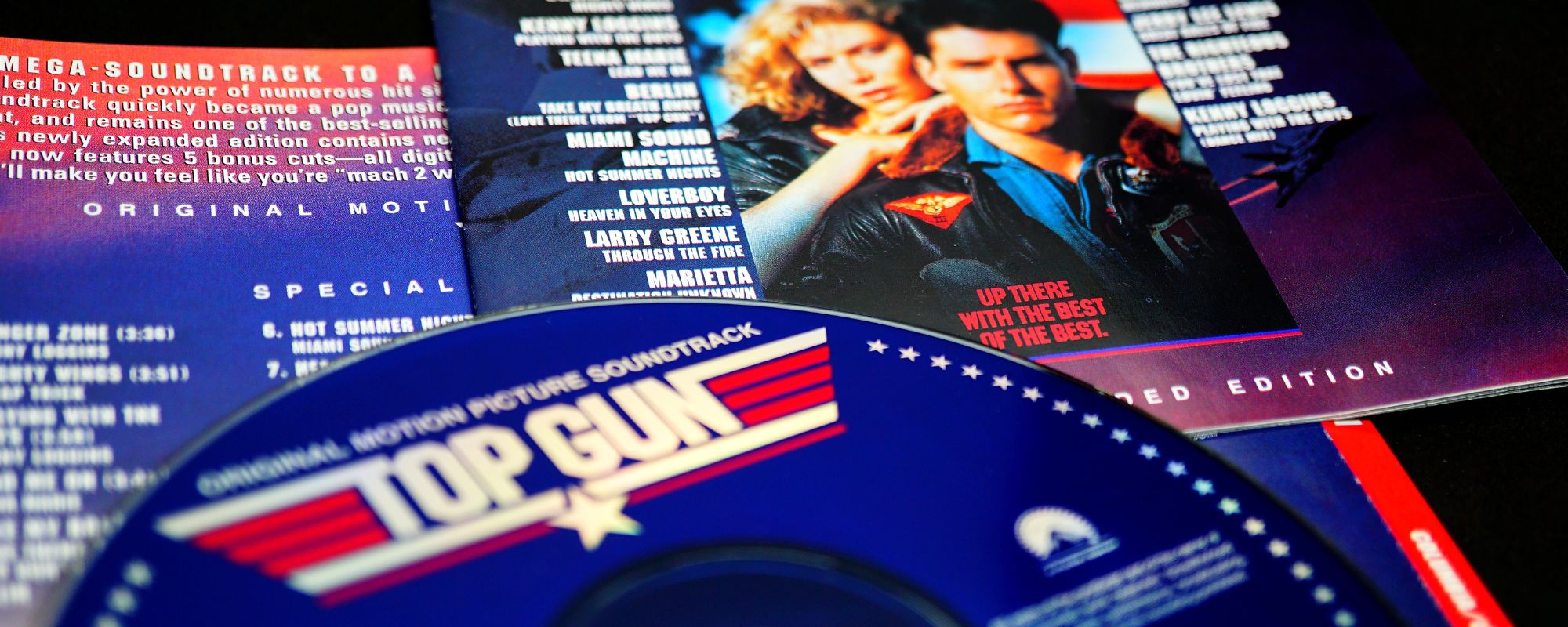Top Gun soundtrack on CD