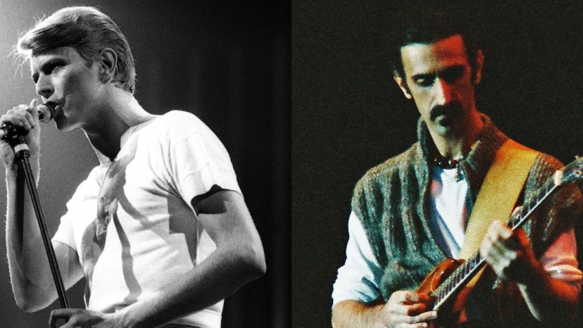 David Bowie and Frank Zappa