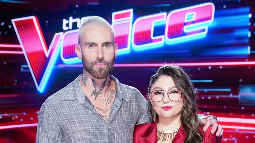 Adam Levine and Lucia Flores-Wiseman